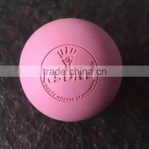 NOCSAE Approved Lacrosse Ball 100% Rubber Massage Ball thumbnail-6