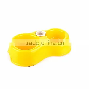 Eco-friendly Plastic Double Dog Bowl Pet Water Feeder thumbnail-3