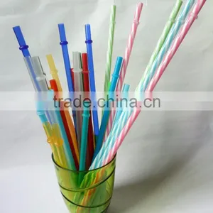 Plastic Long Hard Drinking Straw thumbnail-1