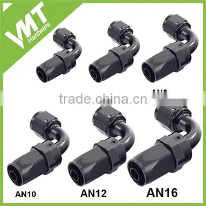 AN6 Oil Fuel Gas Line Adaptor Swivel Adapter AN Black Hose Ends thumbnail-2