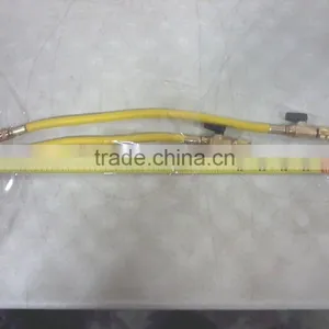 Refrigerant Charging Hose With Valve for R134 thumbnail-1