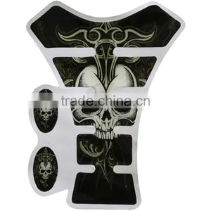 Motorcycle Oil Tank Sticker Pad Gas Protector For HONDA YAMAHA SUZUKI KAWASAKI thumbnail-1