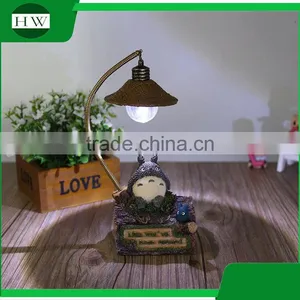 Resin Decorative Mini Cartoon Totoro Battery Led Night Lamp Light thumbnail-1
