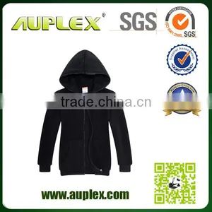 2015 Sublimation Combed Cotton Sweatshirts Hoodie Manufacturers Wholesale Plain Black Hoodie thumbnail-4