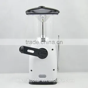 Hotsales FM Radio Solar Power and Emergency Crank Solar Lantern &solar Chargers thumbnail-2