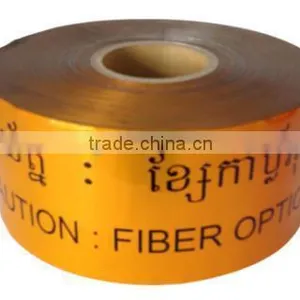 Underground Detectable Warning Tape Yellow Caution Tape pe Warning Tape thumbnail-1