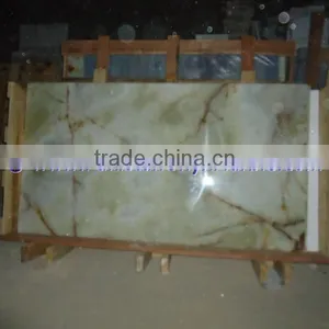 BEAUTIFUL LIGHT GREEN ONYX TABLE TOPS COLLECTION thumbnail-2