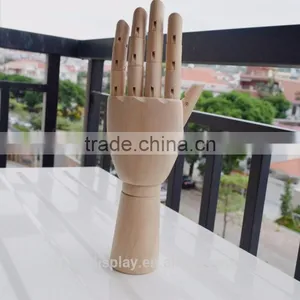 Jewelry Display Wooden Mannequin Hand Ffor Art Project thumbnail-1