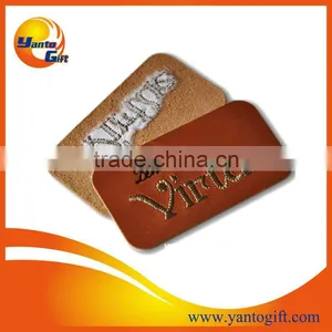 Custom Embroidery Leather Patch thumbnail-1