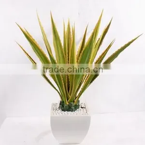 Factory Wholesale Fake Sanseviera Plant/agave Bonsai Plant Tree thumbnail-1