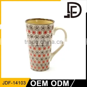 Drinkware Ceramic 16oz Tall Coffee Mug, Bulk Coffee Mugs With Handle thumbnail-3