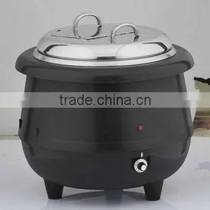 Stainless Steel Electric Soup Kettle in Silver for Chafer Using and CE Certificate thumbnail-1