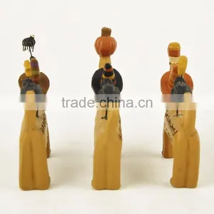 Custom Halloween Party Cute Dressed Dog Statue Supplier thumbnail-6