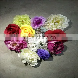 SJ0061404 Hot Sale Artificial Plastic Flower Wall for Weeding Decoration thumbnail-3