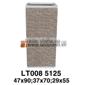 Vietnam Exporter Modern Garden Decor Cylinder Well Design Planter thumbnail-1