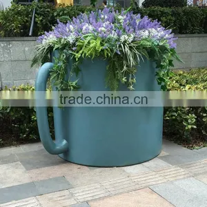 Fiberglass Big Teacup Flowerpot thumbnail-4