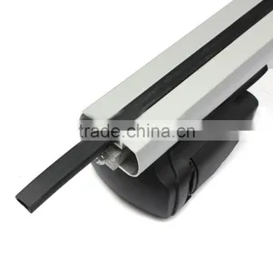 Universal Lockable Aluminum Alloy Car Top Roof Rack Cross Bars Rails thumbnail-3