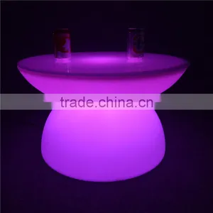 66*66*42cm China Hot Sale Led Illuminated Cocktail Bar Table and Chair for Party With Wholesale Price thumbnail-6
