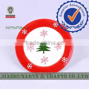 Christmas Tree Pattern Modern Ceramic Fruit Plates thumbnail-1