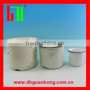 Hot Sale Enamel Mug Without Handle 3pcs thumbnail-1