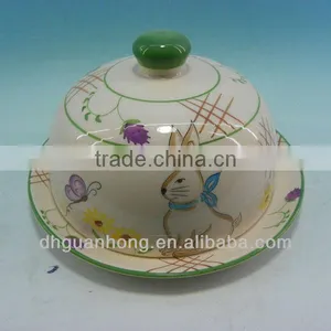 Cheese Dish With Lid thumbnail-1