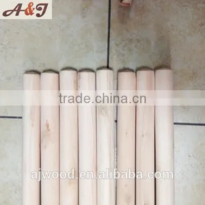 Natural Wooden Mop Stick 120*2.2 cm With Italian Screw thumbnail-1