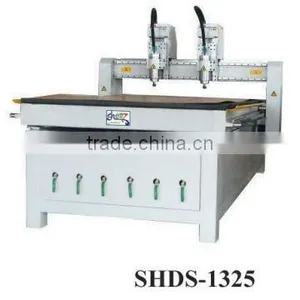 CNC Router Machine SHDS-1325 With X Y Working Area 1300x2500mm and Z Working Area 200mm thumbnail-1