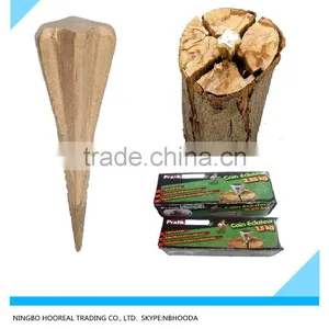 Diamond Splitting Wedge Wood Grenade Log Splitter. Forged Steel Firewood Wood Splitter thumbnail-1