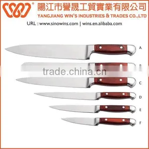 A3137 Hot Sale Stainless Steel Blade Knife Set With Pakkawood Handle thumbnail-3
