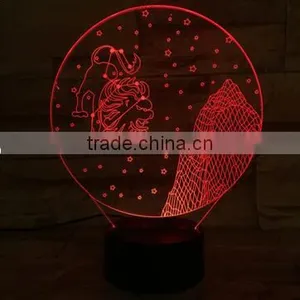Best Gift 7 Colors Changed Constellation Horoscope Shape 3D Lamp Night Light thumbnail-1