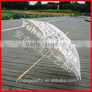 100% Cotton Made Lace Parasol for Promotion thumbnail-2