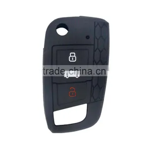 China Factory Manufacturer Sales Custom Car Key Rubber Silicone Cover for VW thumbnail-1