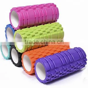 Shuoyang Wholesale Gym Exercise Hollow Eva Yoga Massage Logo Printing Foam Roller thumbnail-2