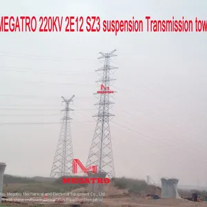 ​MEGATRO 220KV 2E12 SZ3 Suspension Transmission Tower thumbnail-3