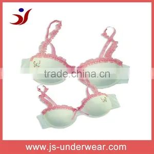 Hot Sell Sexy Quarter Cup Fashion Butterfly Printed Bra thumbnail-1