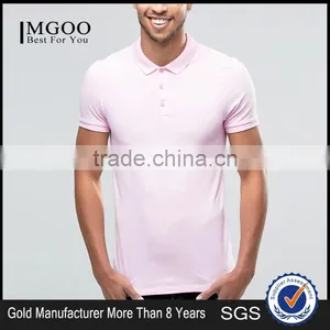 Wholesale Advertising Cotton Spandex Polo Shirt Short Sleeve Custom Color Plain Men Polo Tshirt thumbnail-1