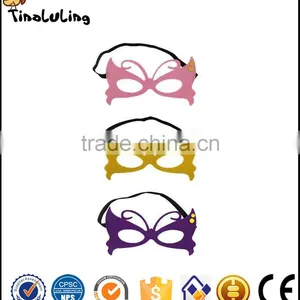 China Manufacturer Lowest Price Butterfly Felt Mask Felt Decorative Masks thumbnail-1