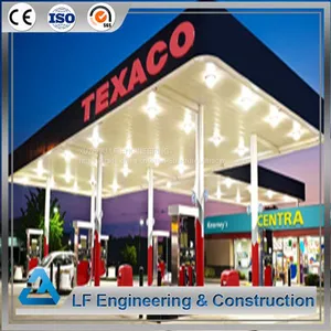 Chinese Supplier Prefabricated Steel Construction Petrol Station thumbnail-3