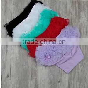 Comfortable Baby Clothes Lace Ruffle Bloomer Infnat Baby Shorts Bloomer thumbnail-2