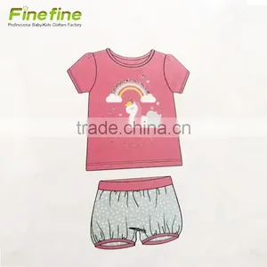 Kids Cartoon Baby Clothing Set thumbnail-1