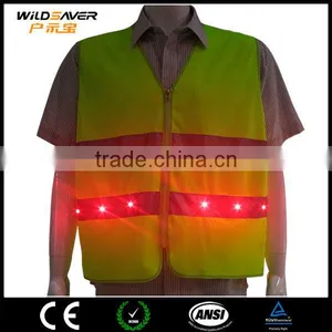 Cheap Good Quanlity Led Potable Reflective Safety Custom hi Vis Vest thumbnail-3
