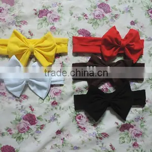 New Designs Baby Hair Bands Boutique Handmade Children Accessories Beautiful Girls Headbands Flower Baby Girls Elastic Headbands thumbnail-2