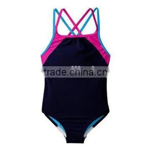 Kids Swimsuit Swimwear One Piece Cut Bow thumbnail-1