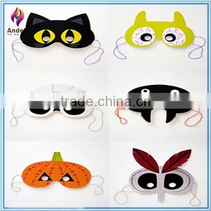 Handmade Party Face Mask Felt Kids Halloween Craft Kit thumbnail-1