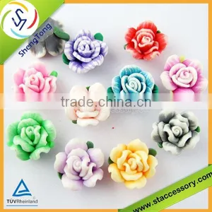 2015 New Design Hotselling Fashion Fimo Clay Flowers thumbnail-1