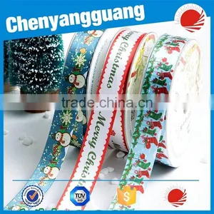 Christmas Velvet Ribbon,Polyester Satin Ribbon thumbnail-1