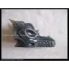 Natural Gray Agate Stone Carving Crystal Dragon Head Skull thumbnail-1