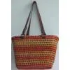 Lady's Handbag,Corn Husk Shoulder Tote thumbnail-1