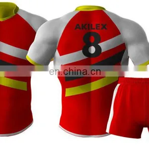 2016 Custom Design Sublimation Rugby Jersey With Socks thumbnail-3