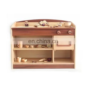 Solid Wooden Montessori Material Toddler Storage Cabinets With Best Quality thumbnail-2